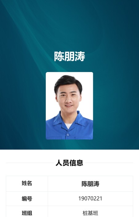 劳务人员实名信息