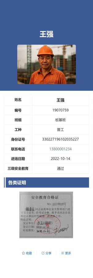 人员安全帽贴预览图