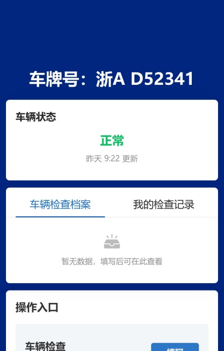 车辆检查