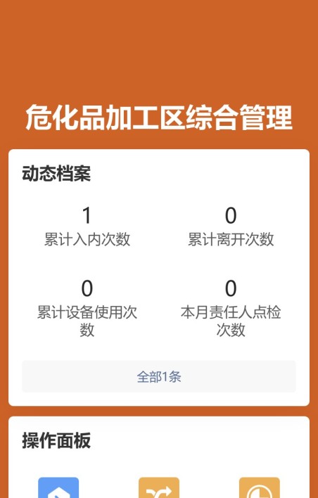 高风险作业区综合管理