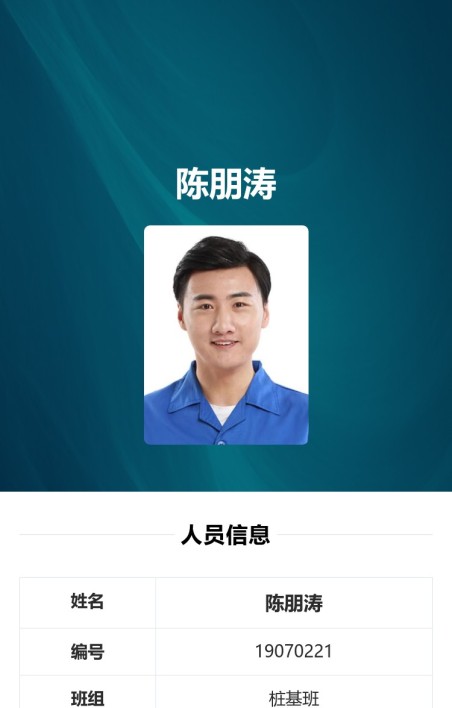 劳务人员实名信息