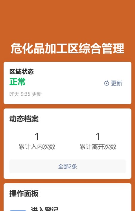 高风险作业区综合管理