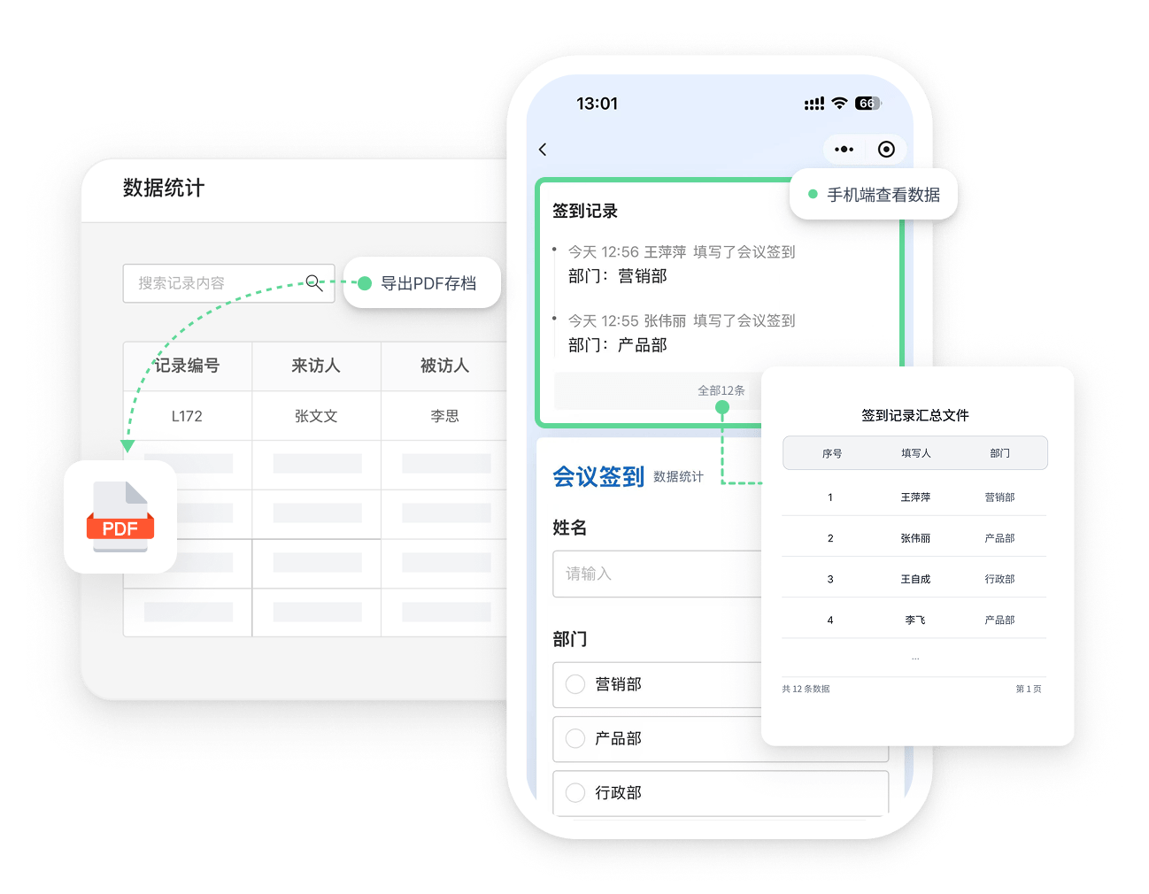 示例图：数据管理界面