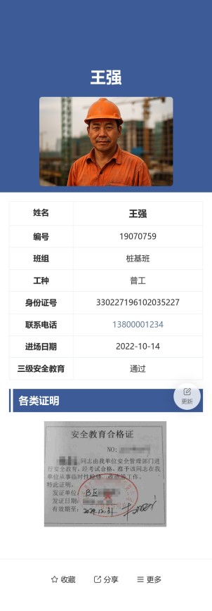 人员安全帽贴预览图