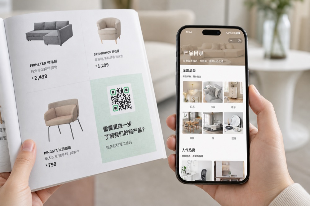 扫码了解商品和服务