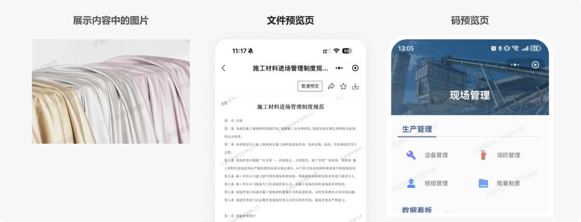 自定义水印展示效果